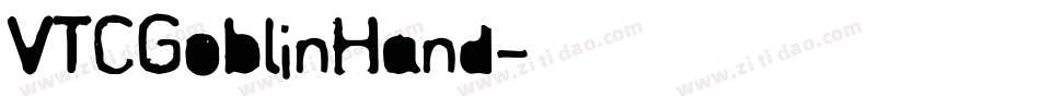 VTCGoblinHand字体转换