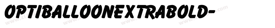 OPTIBalloonExtraBold字体转换