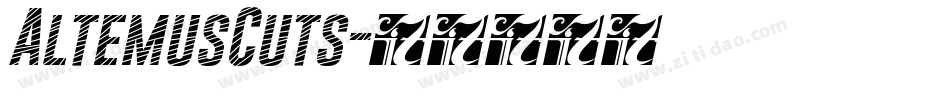 AltemusCuts字体转换