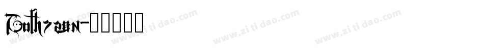Goth720n字体转换