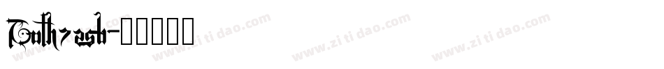 Goth725b字体转换