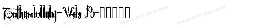 Gothamlullaby-Vd8B字体转换