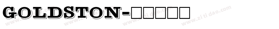 GOLDSTON字体转换