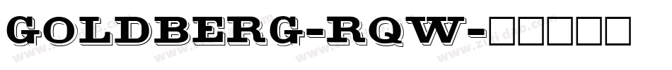 Goldberg-RqW字体转换