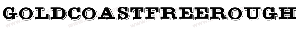 GoldcoastfreeRough-p7ZPR字体转换