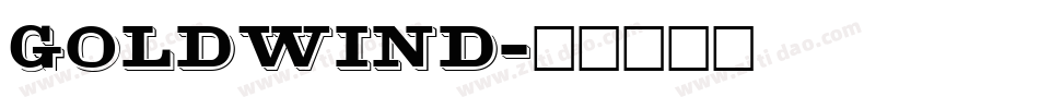 Goldwind字体转换