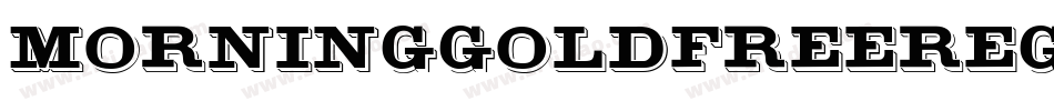 MorningGoldFreeRegular-MVZqn字体转换