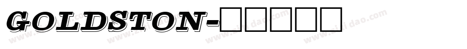 GOLDSTON字体转换