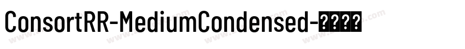 ConsortRR-MediumCondensed字体转换 ConsortRR-MediumCondensed字体转换