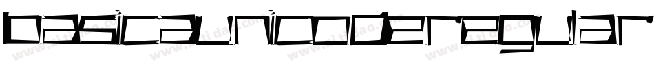 BasicaUnicodeRegular-m8y5字体转换