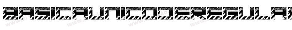 BasicaUnicodeRegular-m8y5字体转换