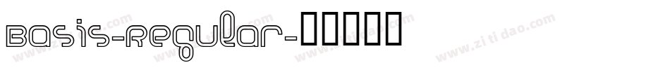 Basis-Regular字体转换