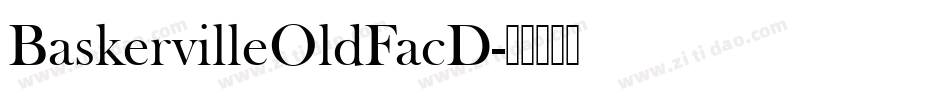 BaskervilleOldFacD字体转换
