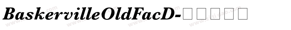 BaskervilleOldFacD字体转换
