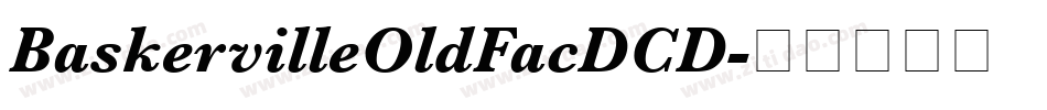 BaskervilleOldFacDCD字体转换