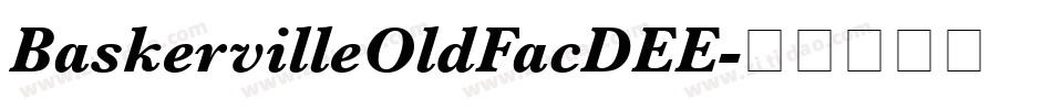 BaskervilleOldFacDEE字体转换