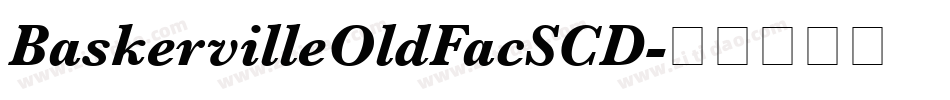 BaskervilleOldFacSCD字体转换