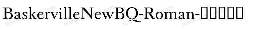 BaskervilleNewBQ-Roman字体转换