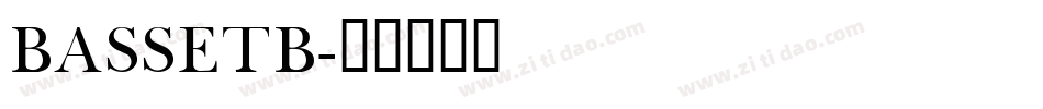 BASSETB字体转换