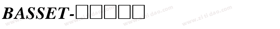 BASSET字体转换