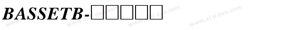 BASSETB字体转换
