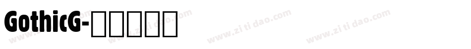 GothicG字体转换