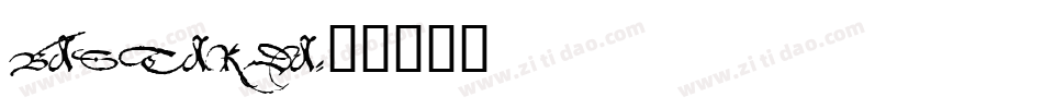 BASTARDA字体转换