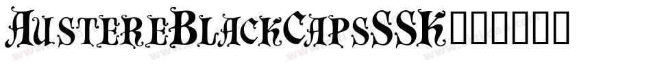AustereBlackCapsSSK字体转换