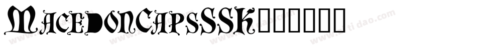 MacedonCapsSSK字体转换