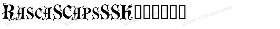 RascaSCapsSSK字体转换