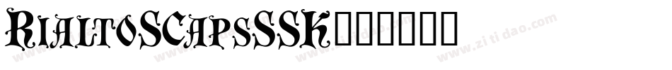 RialtoSCapsSSK字体转换
