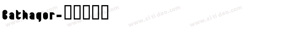 Bathagor字体转换