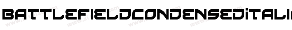 BattlefieldCondensedItalic-qgx0字体转换