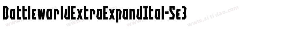 BattleworldExtraExpandItal-5e3z字体转换