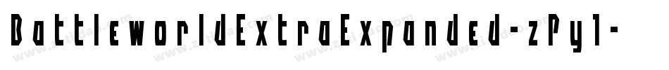 BattleworldExtraExpanded-zPy1字体转换