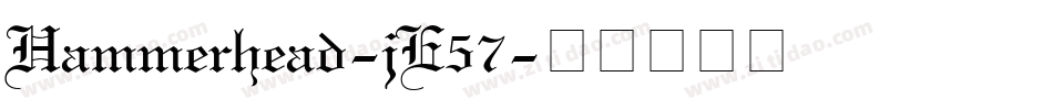 Hammerhead-jE57字体转换
