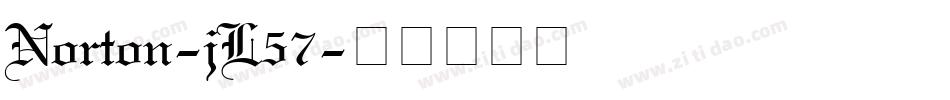 Norton-jL57字体转换