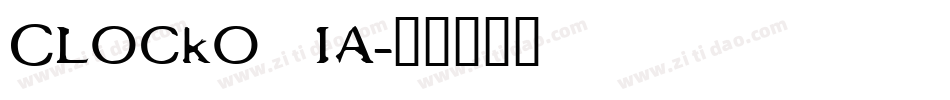 Clockopia字体转换