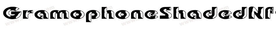 GramophoneShadedNf-MOOP字体转换