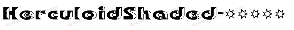 HerculoidShaded字体转换
