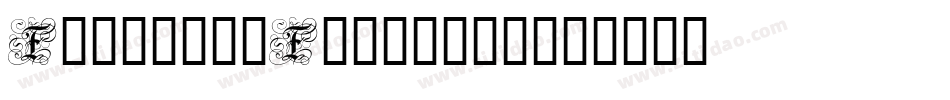 FestivalFlourish字体转换