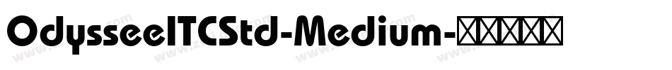 OdysseeITCStd-Medium字体转换