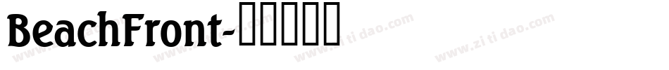 BeachFront字体转换