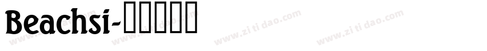 Beachsi字体转换