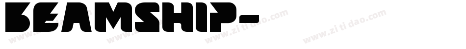 Beamship字体转换