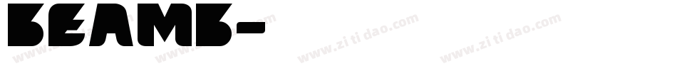 beamb字体转换