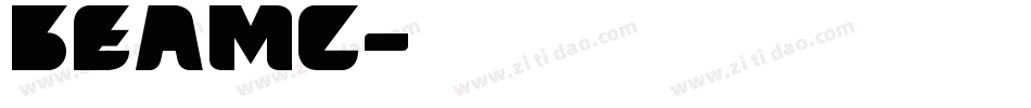 beamc字体转换
