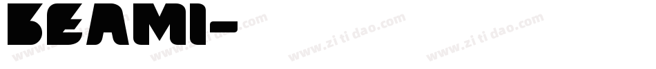 beami字体转换