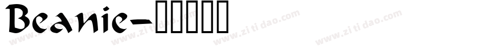 Beanie字体转换