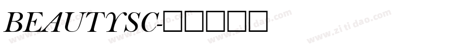 BEAUTYSC字体转换